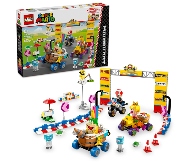 LEGO Super Mario 72036 Zestaw Baby Peach i Grand Prix - 1284254 - zdjęcie 2